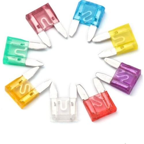 160PCS Mini 3-40 Amp Automobile Security Fuse Standard Auto Blade Truck Auto ATC Fuse Blade Holder 8 Types Assortment Kit