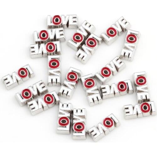 F347 Floating Locket Charms For Glass Memory Locket Love as Gifts 11*5mm