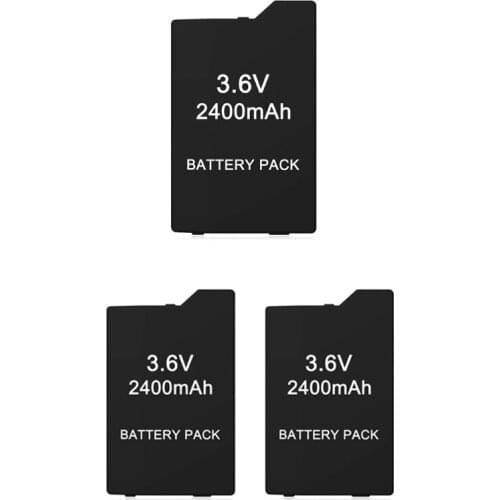 2400mAh 3.6V Lithium Ion Rechargeable Battery Pack Replacement Compatible With PSP 2000 PSP 3000 3.6V Battery PSP-S360