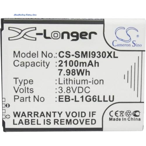 Cameron Sino 2100mAh Battery EB-L1G6LLU for Samsung Galaxy S3,GT-I9118,I9300,i9300T,i9305,I9308,i879,R530,I747,T999,L710,E210S
