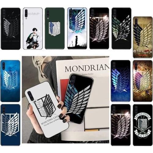 Anime Japanese attack on Titan Phone Case For Samsung A41 A31 A50 A32 A11 A12 A02 A52 A21 M31 A72 A51 A70 A71 A21S
