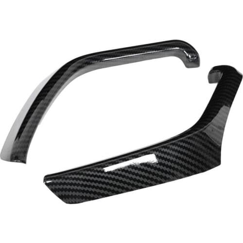 Auto mirror accessories car styling Dashboard Side Instrument Box Trim Carbon Fiber Grain Fit for Ford F150 2015‑ 2020