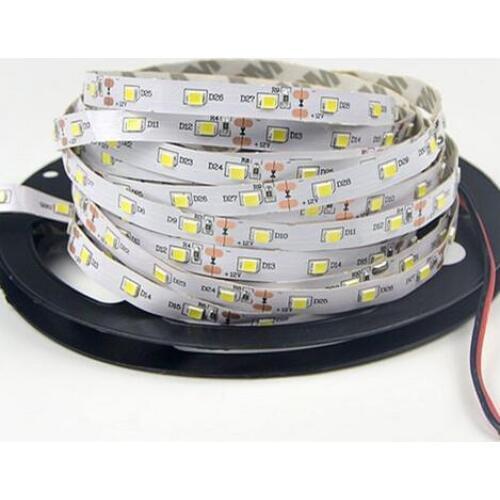 Free shipping SMD 2835/3528 SMD LED Strip light DC 12V 60LEDs/M Indoor Decorative Tape White warm white red green blue RGB