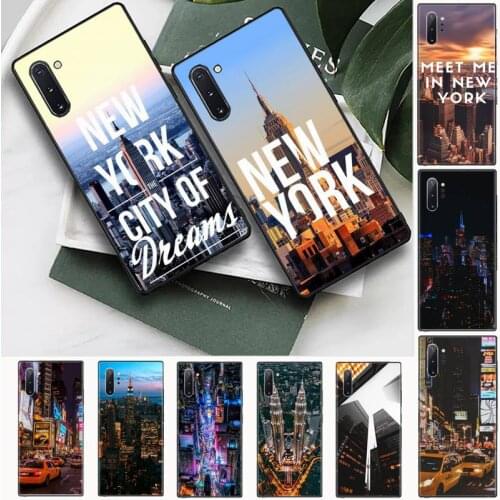 NYC NEW YORK city Phone Case For Samsung Galaxy S8 S9 S10 Plus S10E Note 3 4 5 6 7 8 9 10 Pro Lite cover