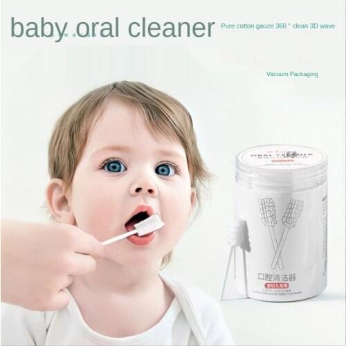 Baby Oral Cleaner Baby Newborn Child Milk Toothbrush Disposable Soft Toothbrush Child Tongue 0-2 Years Old