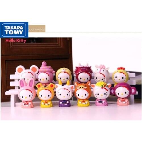 Hello Kitty Cute Cartoon Blind Box Doll Simple Car Interior Decoration Childrens Hand Doll