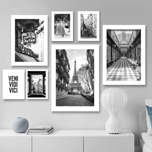 Fashion Girl Paris Tower Street Bike Bridge Nordic Posters And Prints Wall Art Canvas Painting Wall Pictures Living Room Decor