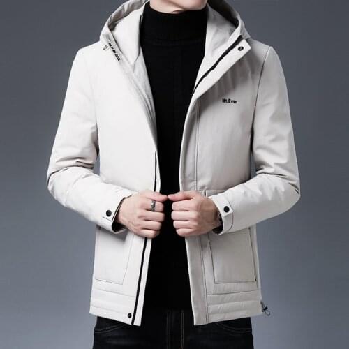 Top Grade Men Winter Coat 2021 New Arrivals Fashion Casual Thick Warm Windbreaker Jacket Brand Mens Clothes Hooded Coats
