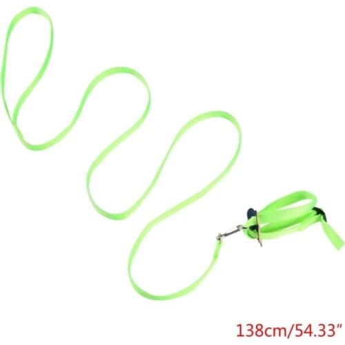 Portable Parrot Bird Hamster Turtle Lizard Traction Rope Reins 8-shaped Pet Strap Leash R7RC