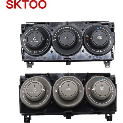 SKTOO For Peugeot 308 manual air conditioning panel rotary button AC switch