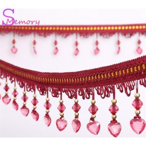 12M Love Europe Curtain Tassel Lace beads hanging spike Hanging Ball Tie Back Straps Holders Accessories Home Decoration