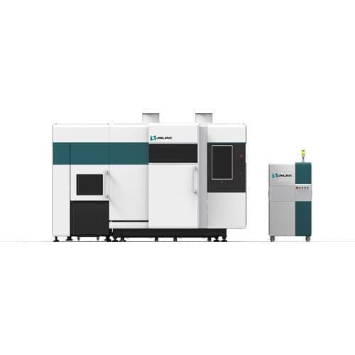 Full covered big power 3kw 4kw 5kw 6kw fiber laser cutting machine metal with rotary