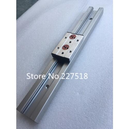 1pcs Double axis roller linear guide SGR15N L650mm +1pcs SGB15UU block multi axis core linear Motion slide rail auminum guide
