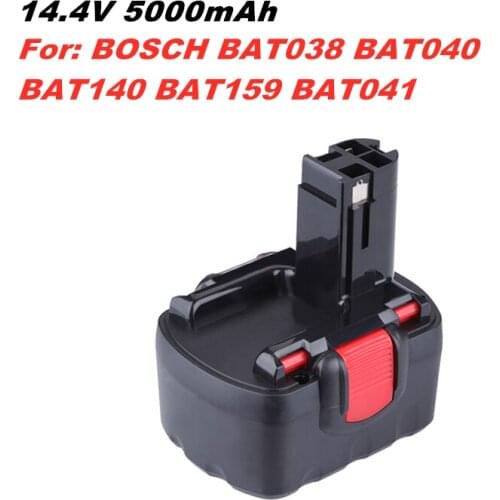 14.4V 2000/3000/5000mAh Ni-CD Rechargeable Battery for bosch 14.4V Battery BAT038 BAT040 BAT140 BAT159 BAT041 3660K NI-CD