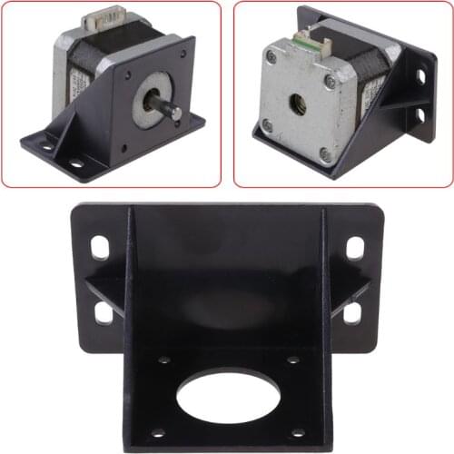 17 Steppr Motor Accessories Plastic Bracket Support Mounting L Type Bracket Mount 42 Stepping Stepper Motor Nema17 Motor Holder