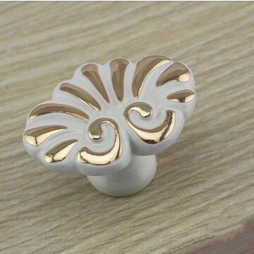 64 96 128mm european retro fashion furniture decoration handles white gold wine cabinet kitchen cabinet door handles ivory white