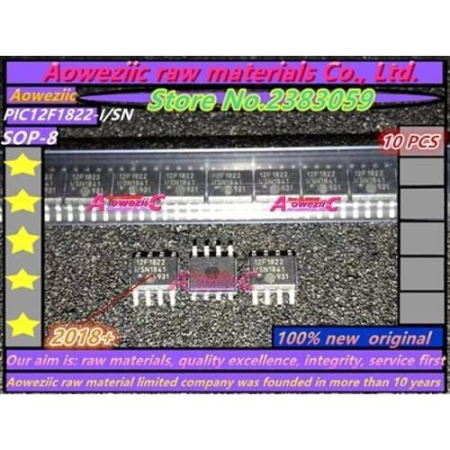 Aoweziic 2018+ 100%new original PIC12F1822-I/SN PIC12F1822-I/sn PIC12F1822 SOP-8 MCU controller