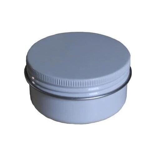 Free shipping 500pcs 10g white aluminum jar 10ml white aluminum tin aluminum metal container SN2273