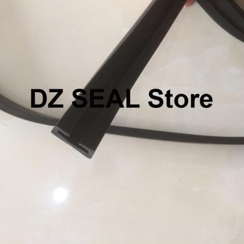 C channel rubber glass seal strips shower room door and window glass edge trim glazing weatherstrip