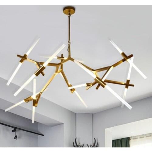 Indoor for Home Chandeliers Lamp Dining Living Room Bedroom Decoration Pendant Light Post Modern Nordic Ceiling Lighting Fixture