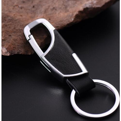 Exquisite Metal Leather Keychain Keyring Key Chain Car Key Ring For BMW E46 E39 E38 E90 E60 E36 F30 F30 E34 F10 F20 E92 E38 E91