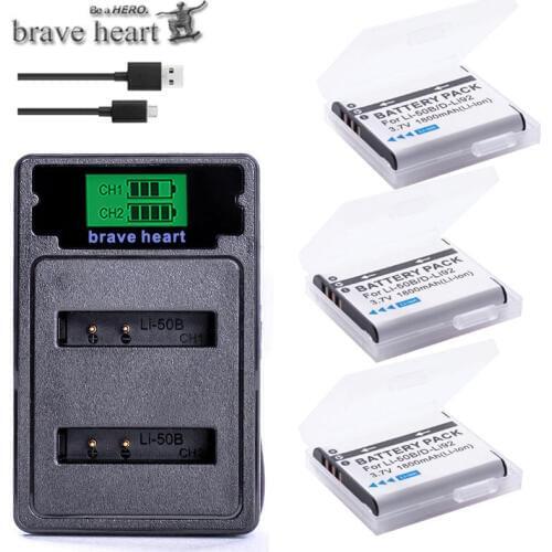 Li50b Li-50B LI50B li 50B Battery pack for OLYMPUS SP 810 800UZ u6010 u6020 u9010 SZ14 SZ16 D755 u1010 SZ30 SZ20 XZ-1