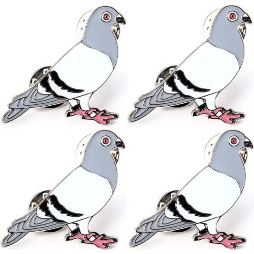 LOTS 5 PCS High fasion pigeon racing badge Lapel Pin