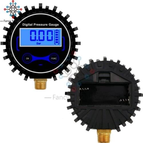 1/4 200PSI LED Digital Display Meter Tire Pressure Gauge Pressure Gauge For Tire Inflation