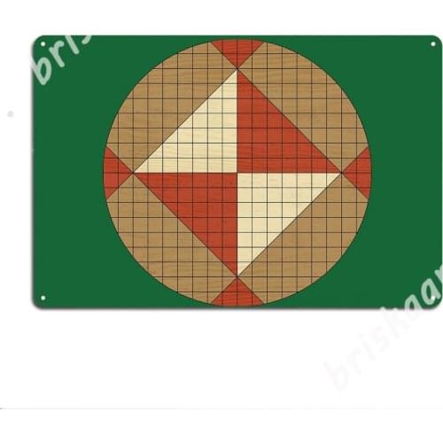 Pai Sho Board - The Garden Gate - Skudpaisho Metal Signs Cinema Garage Mural Painting Home Funny Tin sign Posters