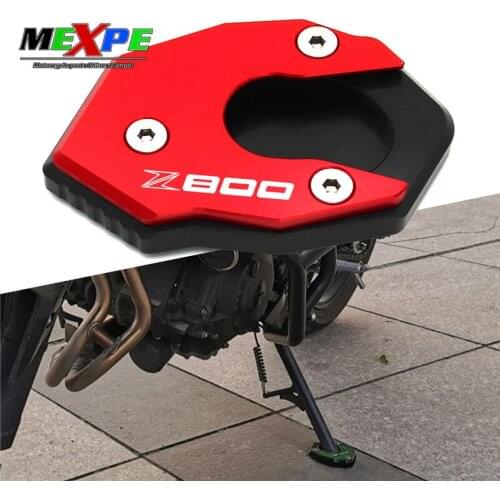 Applicable to Kawasaki Z800 CNC aluminum alloy side support enlarged foot pad z800 parking foot pad 2014 2015 2016 2017