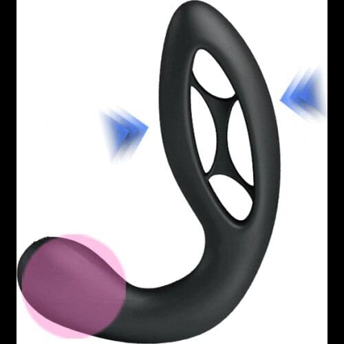 Sextoy Silicone Prostata Massage 7 Modes Anal Plug Resilient Butt Plug Rechargeable G Spot Vibrator Gay Sex Toys for Men Woman