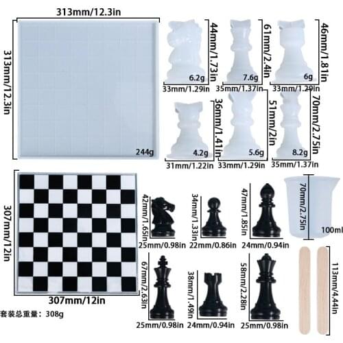 2021 Hot Resin Chess Pieces with Chess Board Chess Set Games Medieval Chesses Set with 31cm Chessboard Board Games Wholesale