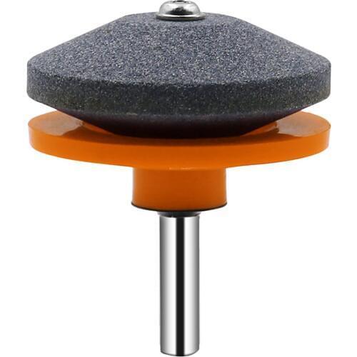 1Pcs Grinding Drill Sharpener Lawnmower Faster Rotary Drill Blade Sharpener Grinding Tool Garden Lawn Mower Parts Black Orange