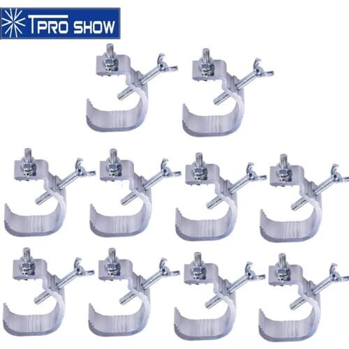 10pcs Clamp Aluminum Light Hook C Clamps Stage Lighting Effect Accessory For Moving Head LED Par Light Mounted On Truss DJ Stand