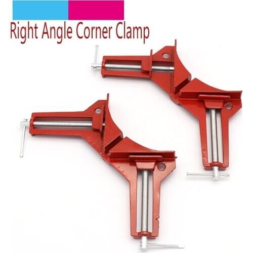 2pcs 90 degree Right Angle Clip Picture Frame Corner Clamp 0 to 78mm Mitre Clamps Corner Holder Woodworking Hand Tools