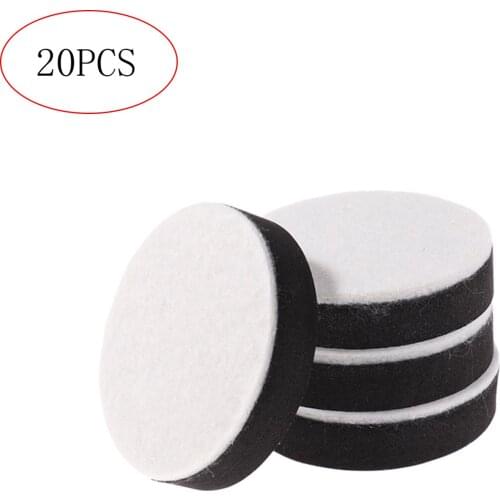 20Pc Felt Sliders Pads Table Sofa Leg Heightening Wear-resistant Furniture Pads Chair Fittings Self-Adhesive Mat Floor Protector