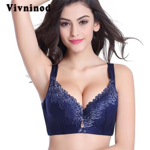 2017 New Arrival Sexy Lingeries Women bras plus size Large Size Bra 48CDE 110CDE 50DE 115DE gather adjustment womens underwear