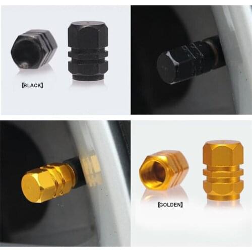 4PCS/pack Car Tire Valve Stem Caps Metal Alloy Nut Tyre Airtight Screw Cover Car Accessories Universal Auto Wheel Decoration