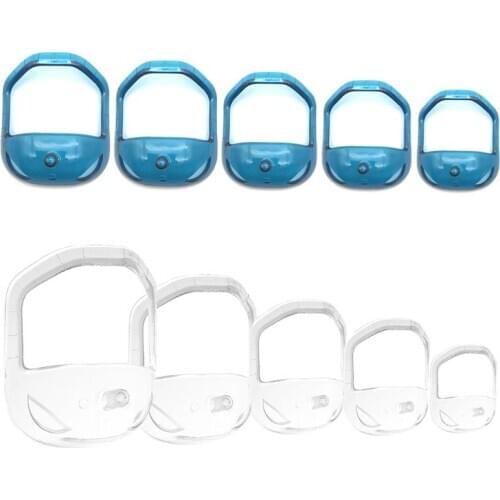 5Pcs/Set Hairbrush Symmetric Cut Salon Mustache Beard Styling Template Shaving Shave Style Care Tool