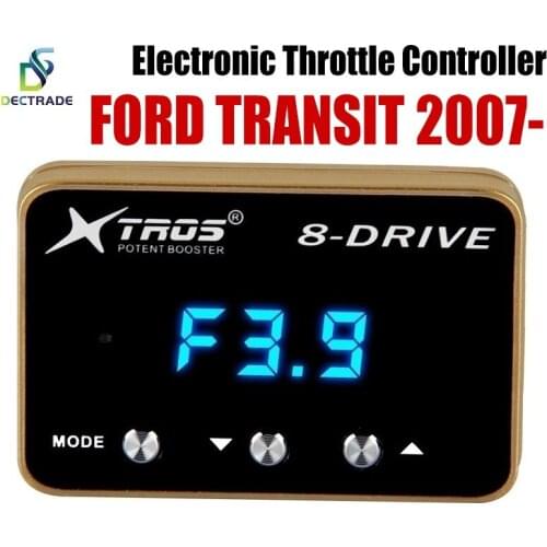 Dectrade Car Electronic Throttle Controller Racing Accelerator Potent Booster For Ford Transit 2007- Tuning Parts 8 Drive