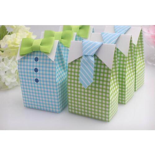 Free Shipping 10 pcs Bow Tie Wedding Favor Boxes Wedding Candy Box Casamento baby shower souvenir lembrancinha de baby