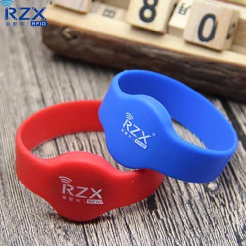 Free shipping 50pcs TK4100 smart silicon wristband 125Khz RFID bracelet RFID wristband