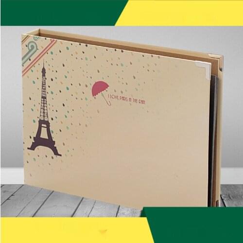 Large capacity couple hand painting DIY album children paste film storage album wedding photo album photo