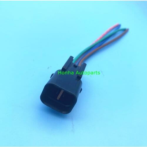 Black 4 pin sealed waterproof auto connectors male PB621-04020 oxygen sensor adapter docking plug wire harness