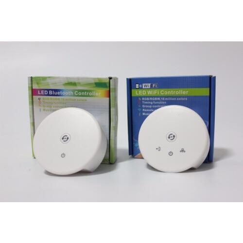 DC12-24V RGB RGBW UFO WIFI or Bluetooth led controller,Timing function,group control,music mode,,4.0 IOS/Android