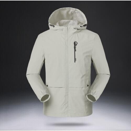 Spring autumn outdoor jacket mens Single Layer thin Hiking Jacket breathable windproof waterproof coat mountaineering Raincoat