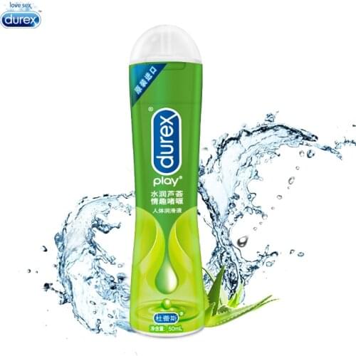 Durex Play Lubricant Aloe 50ml Water Based Lubricant Anal Penis Gel Massage Oil Silicone Grease Intimate Sex Toys for Couples