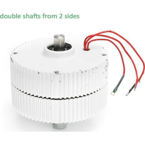 AC 300w Permanent Magnet Generator 12V 24V 48V 3 Phase Alternator for Wind Turbines DIY