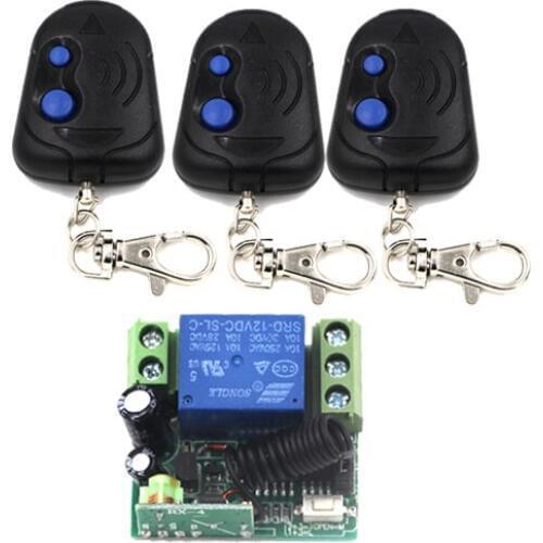 HOT 1CH DC 12V 10A Wireless Remote Switch Latched 315MHz/433MHz LED SMD Lamp Remote ON OFF SKU: 5571
