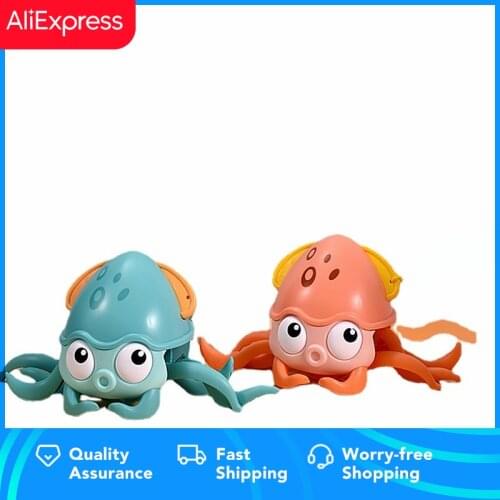 Octopus Toy, Kids Bath Toy, Toddler Pool Toys, No Electricity Required Kids Toys for Both Land and Water